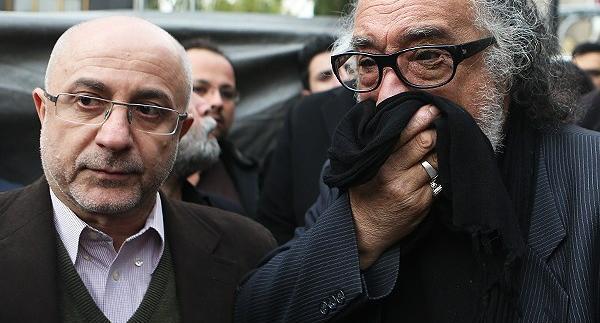 عکس بازیگران در مراسم انوشیروان ارجمند