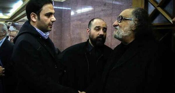 عکس بازیگران در مراسم انوشیروان ارجمند