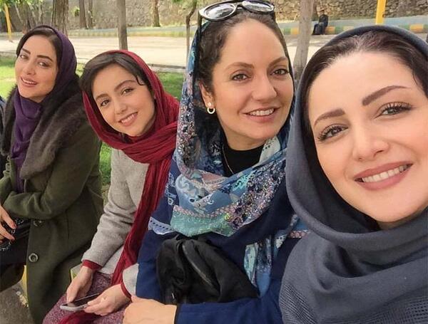 عکس بهاره کیان افشار و نازنین بیاتی