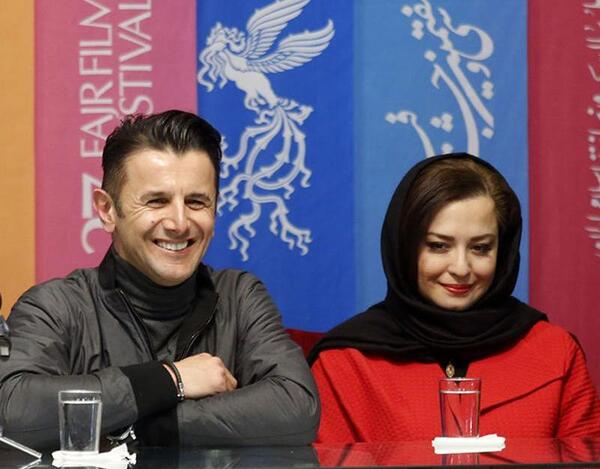 عکس امین حیایی در جشنواره