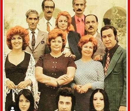 عکس حمیده خیرآبادی و خانواده