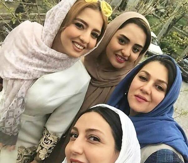 عکس نرگس محمدی و حدیث میرامینی