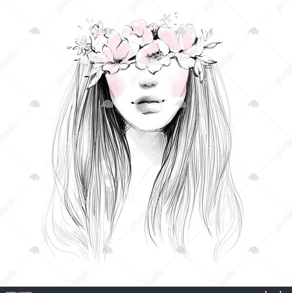 عکس دختر زیبا برای طراحی