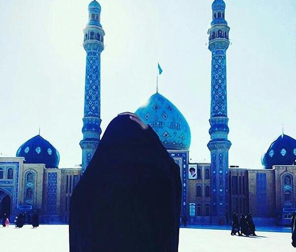 عکس دختر چادری جمکران