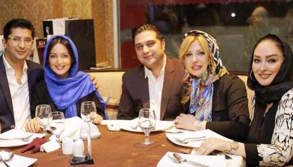 عکس شیلا خداداد با خواننده لس انجلسی