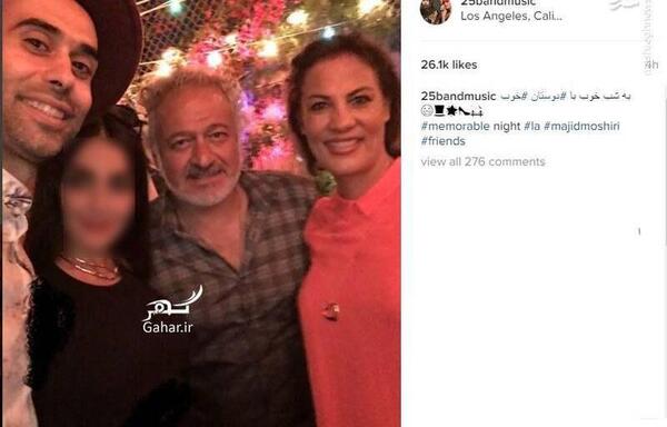 عکس شیلا خداداد با خواننده لس انجلسی
