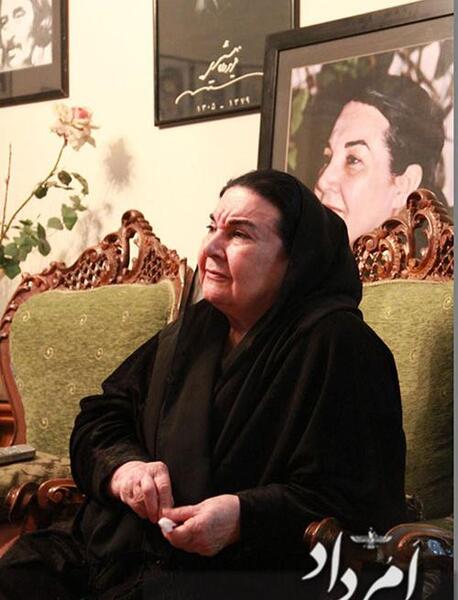 عکس جوانی پوران فرخزاد