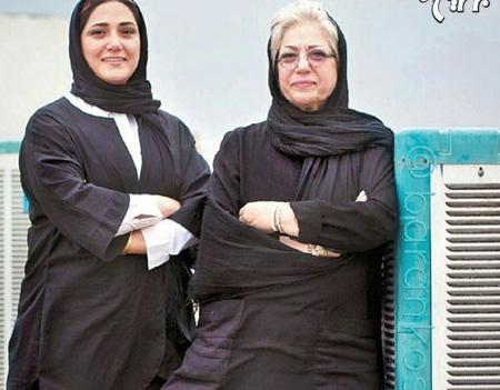 عکس باران کوثری با حجاب