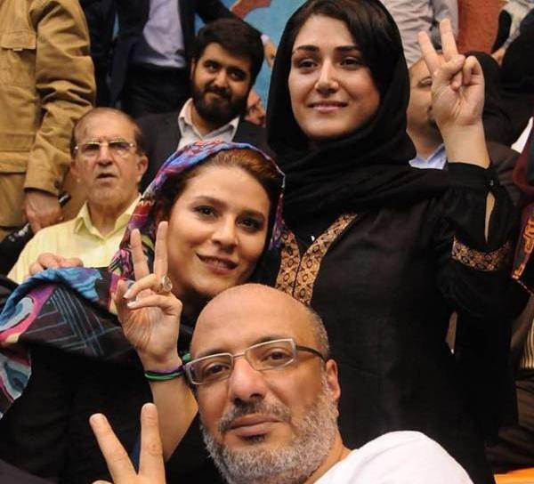 عکس باران کوثری با حجاب