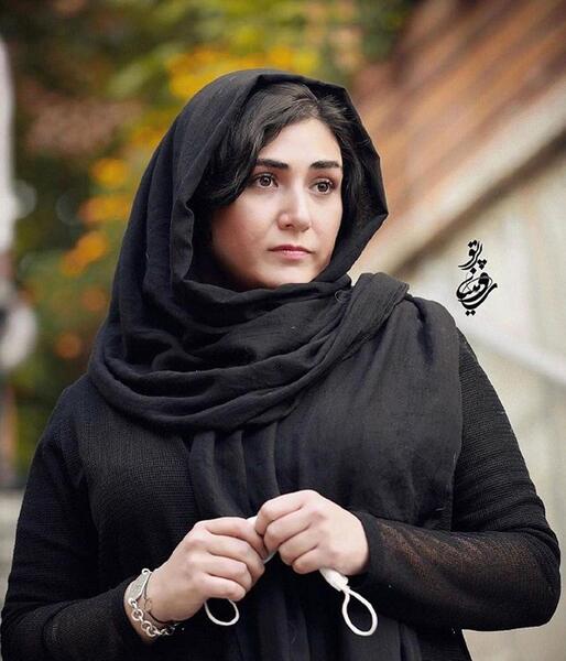 عکس باران کوثری با حجاب