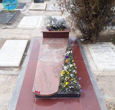 عکس سنگ قبر فیک