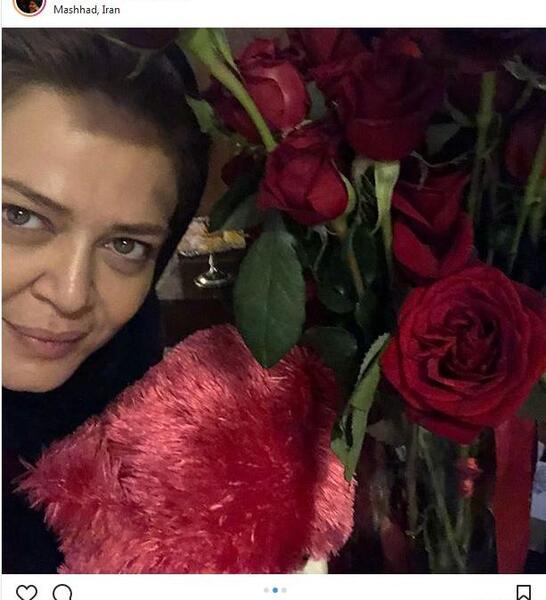 عکس بهاره رهنما در روز ولنتاین
