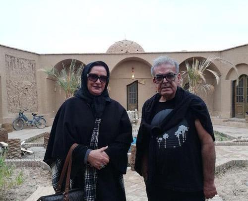 عکس حمید لولایی و زنش