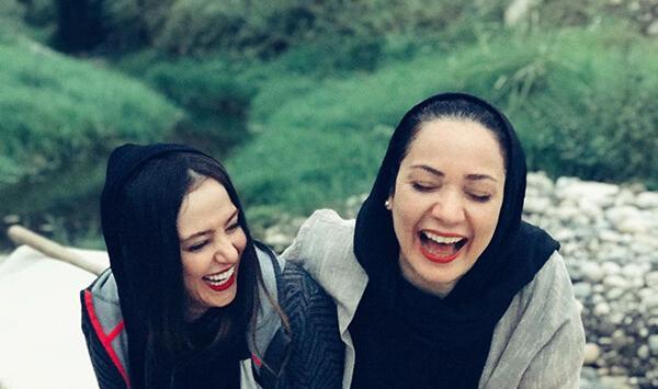 عکس الناز حبیبی و بهرام افشاری