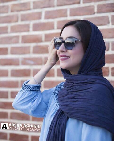 عکس بهاره کیان افشار با عینک