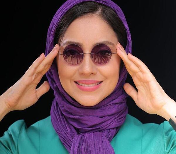 عکس بهاره کیان افشار با عینک