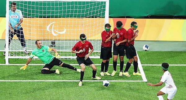 عکس فوتبال نابینایان