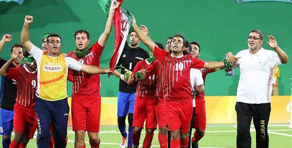 عکس فوتبال نابینایان