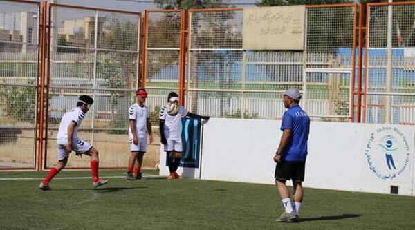 عکس فوتبال نابینایان