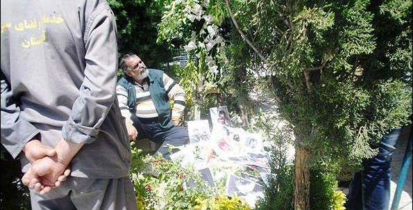 عکس جنازه ایرج قادری