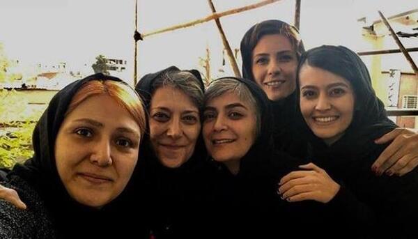 عکس سارا بهرامی با پدرش