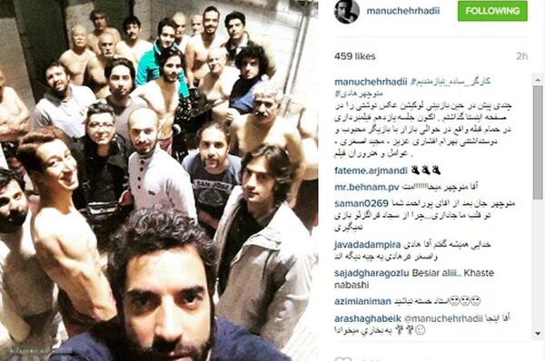 عکس بهرام افشاری در فیلم کارگر ساده نیازمندیم