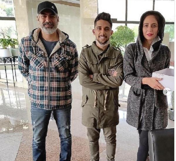 عکس رعنا آزادی ور با همسرش