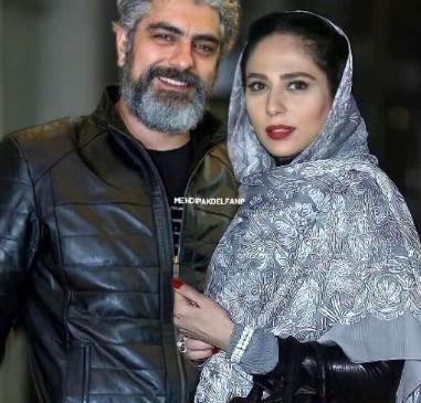 عکس رعنا آزادی ور با همسرش
