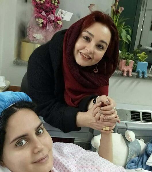 عکس الناز شاکردوست در بیمارستان