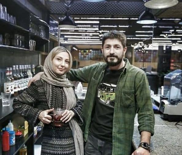 عکس جدید حدیث میرامینی با همسرش