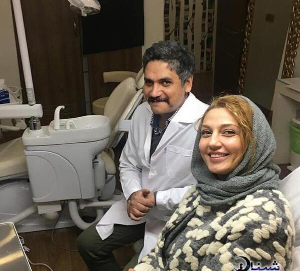 عکس جدید حدیث میرامینی با همسرش
