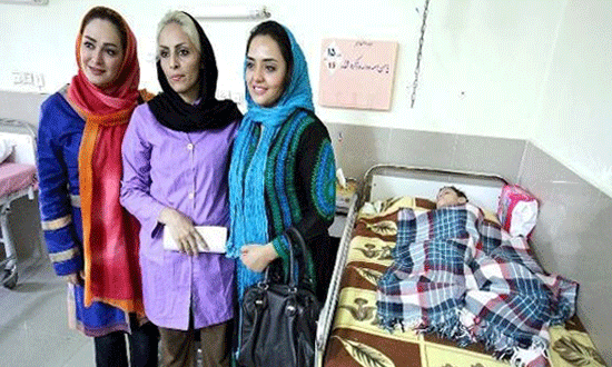 عکس کودکی الهام حمیدی
