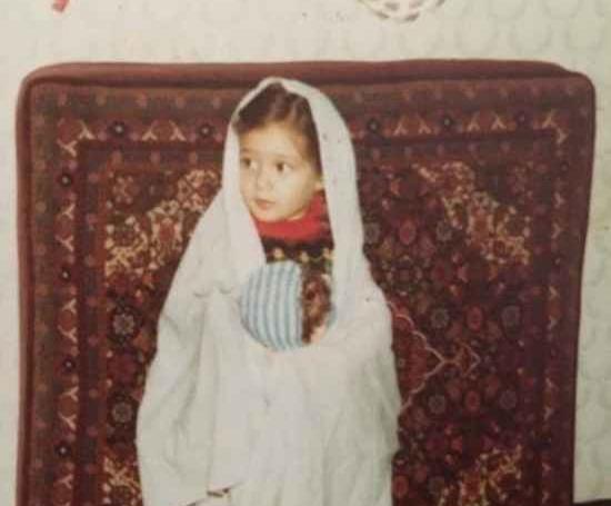 عکس کودکی الهام حمیدی