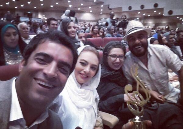 عکس رضا عطاران به همراه همسرش