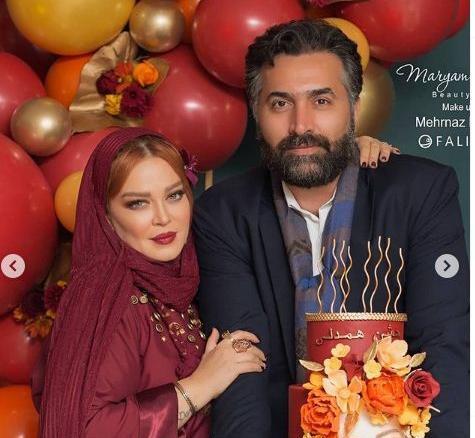 عکس بهاره رهنما شوهرش