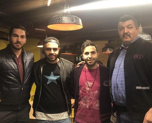 عکس بهرام افشاری و احمد ایراندوست