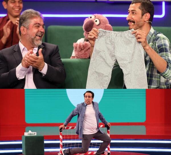 عکس بهرام افشاری و احمد ایراندوست