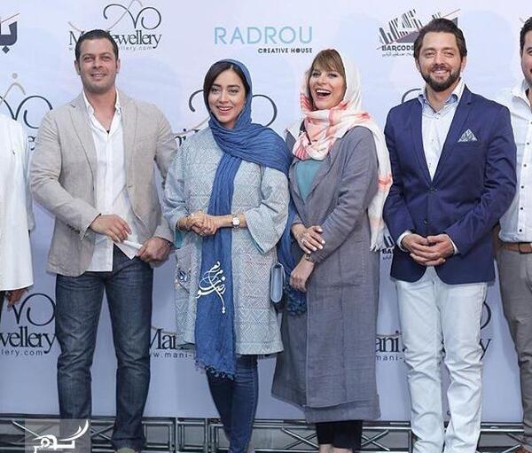 عکس بهرام رادان و زنش