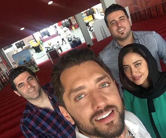 عکس بهرام رادان و زنش