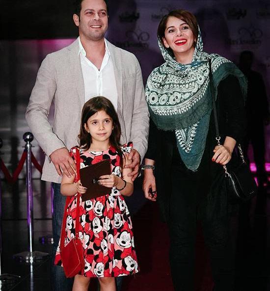 عکس پژمان بازغی با زن و بچه اش