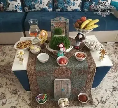 عکس سفره هفت سین شلوغ