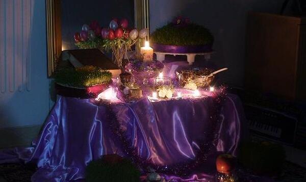 عکس سفره هفت سین شلوغ
