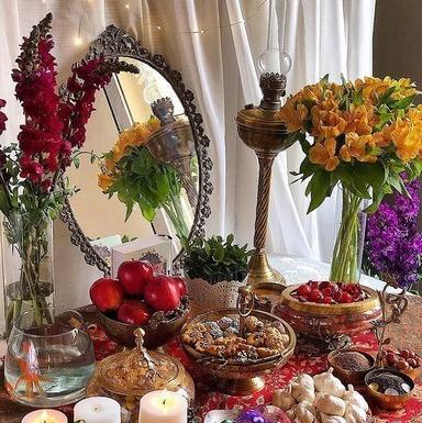 عکس سفره هفت سین شلوغ
