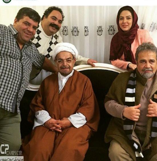 عکس حمید لولایی و روحانی