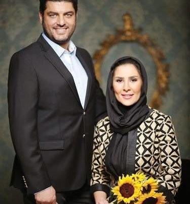 عکس سام درخشانی و همسرش فریبا نادری
