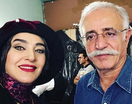 عکس رویا نونهالی و همسر و فرزندش