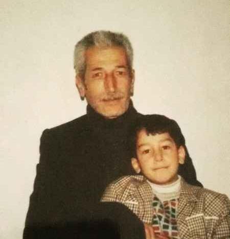 عکس بهرام افشار با مادرش