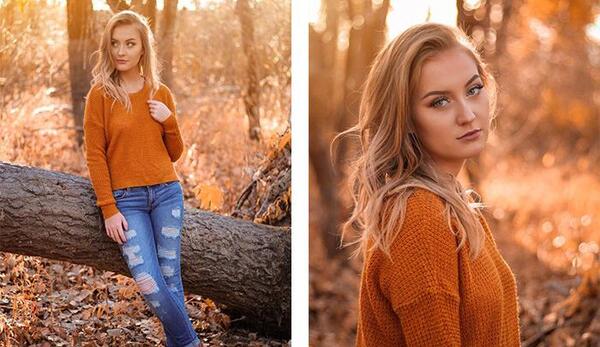 عکس ژست پاییزی دخترانه