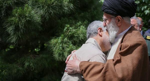 عکس سردار سلیمانی و رهبر