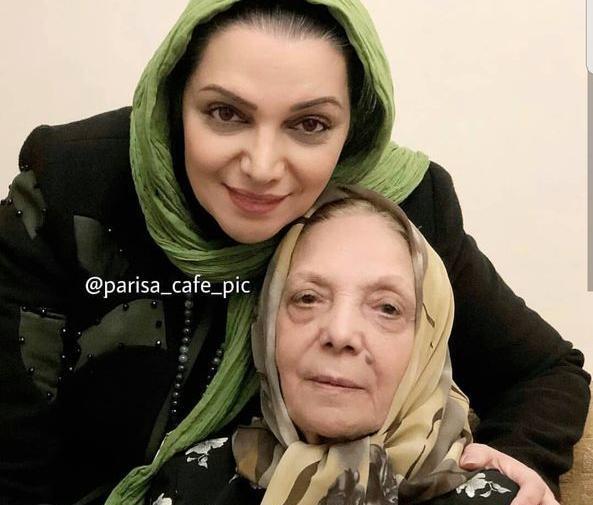 عکس الهام پاوه نژاد و مادرش